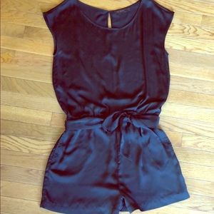 Silk romper